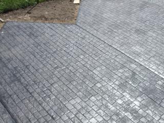 jet black london cobble stampcrete